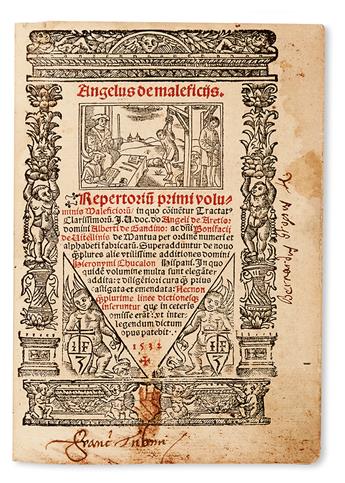 LAW  GAMBIGLIONI, ANGELO; et al. De maleficiis [and other texts].  1532
